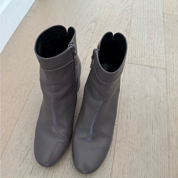 Cole Haan Grand OS Taupe Leather Heeled Boots - Picture 6 of 8